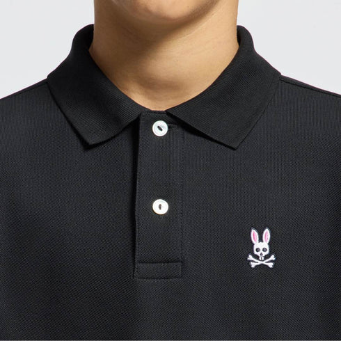 POLO NEGRO CLÁSICO PSYCHO BUNNY KIDS